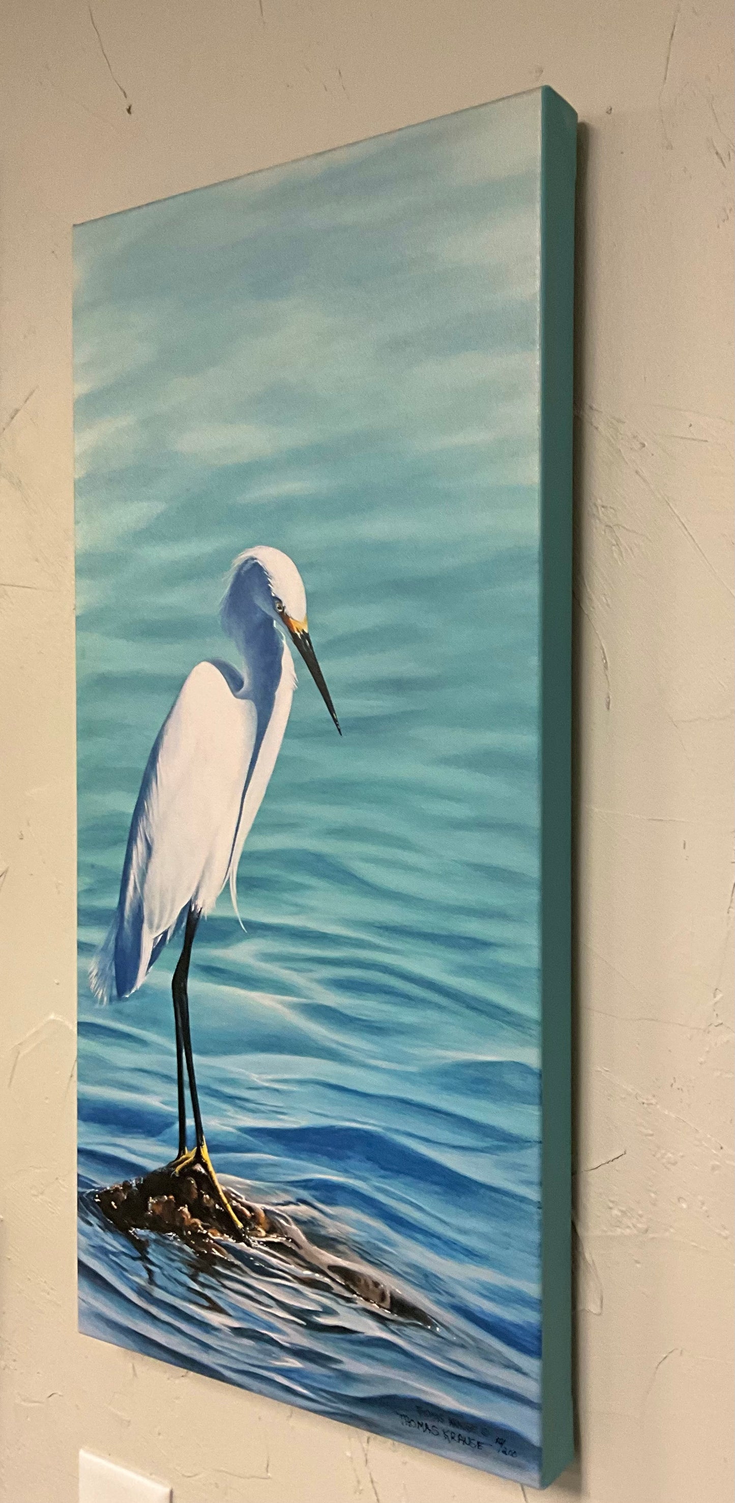Snowy Egret - Gallery Wrap Canvas - Signed and Numbered
